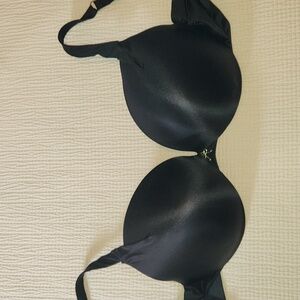 Victoria's Secret plunge bra, 36DDD, black